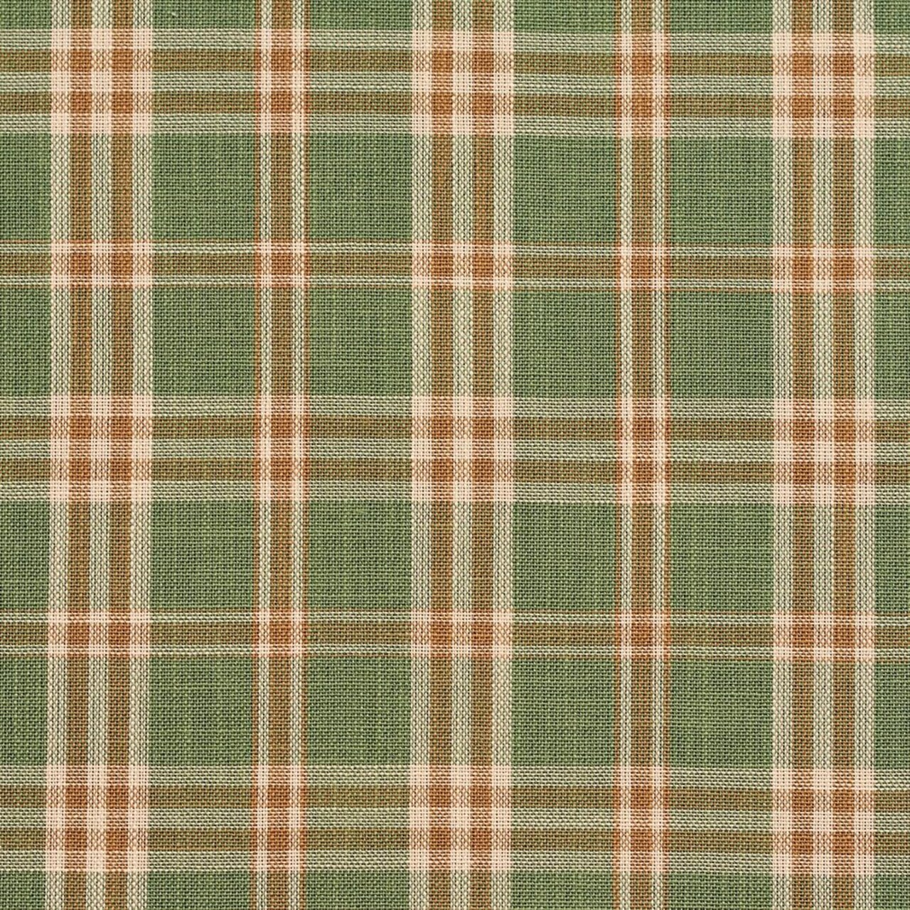 Green Plaid Linen Look Woven Pattern Upholstery Fabric by The Yard - SKU: Helix Juniper